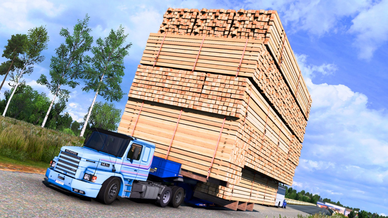 Giant Cargo Trailer Mod – ETS2 1.39, 1.40